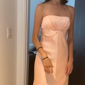 Silk 90's Strapless Gown